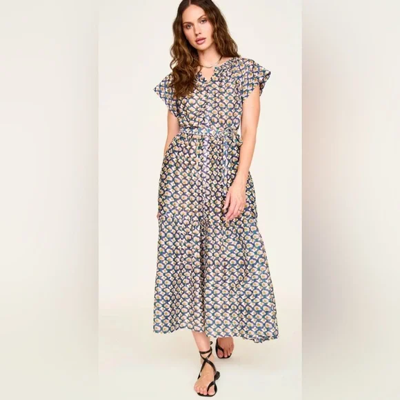 Mirth Vienna Maxi Dress – Sweetwater Print, Size Small (NWT) - Picture 1 of 8